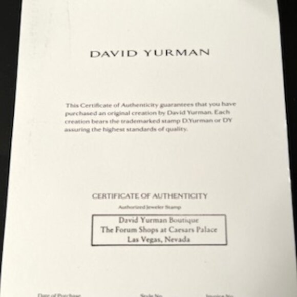 David Yurman Sterling Silver and 18K yellow gold Figaro Chain Link Necklace - Picture 10 of 10